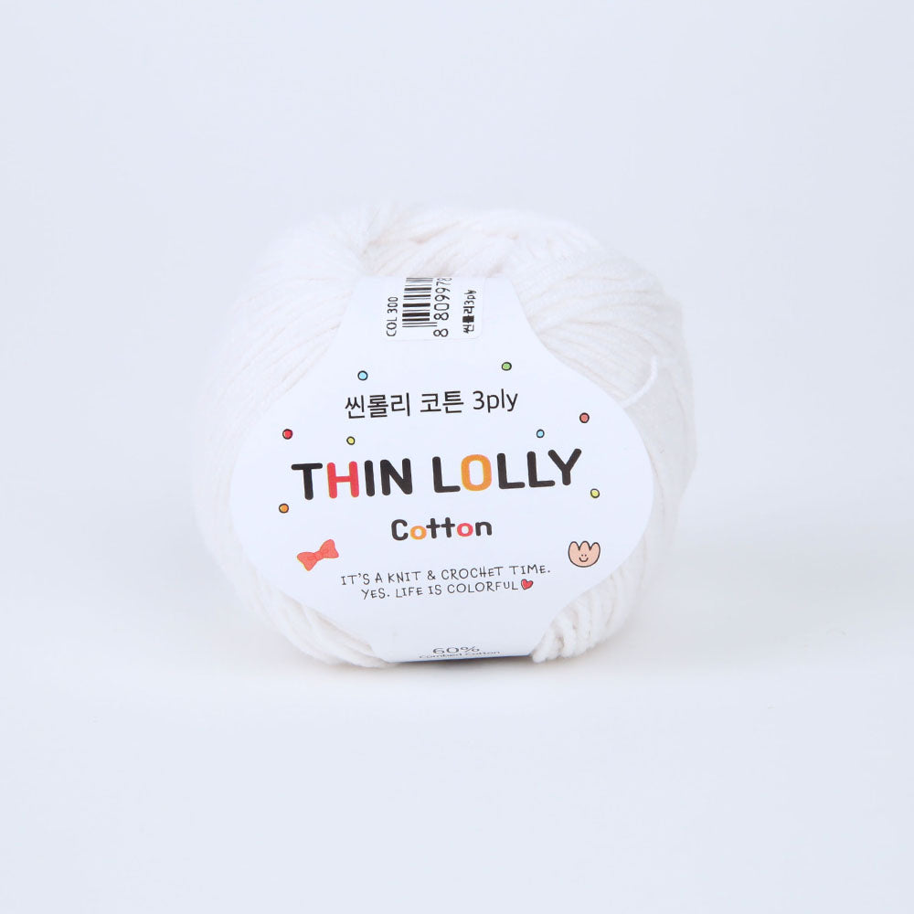 Thin Lolly Cotton 3ply