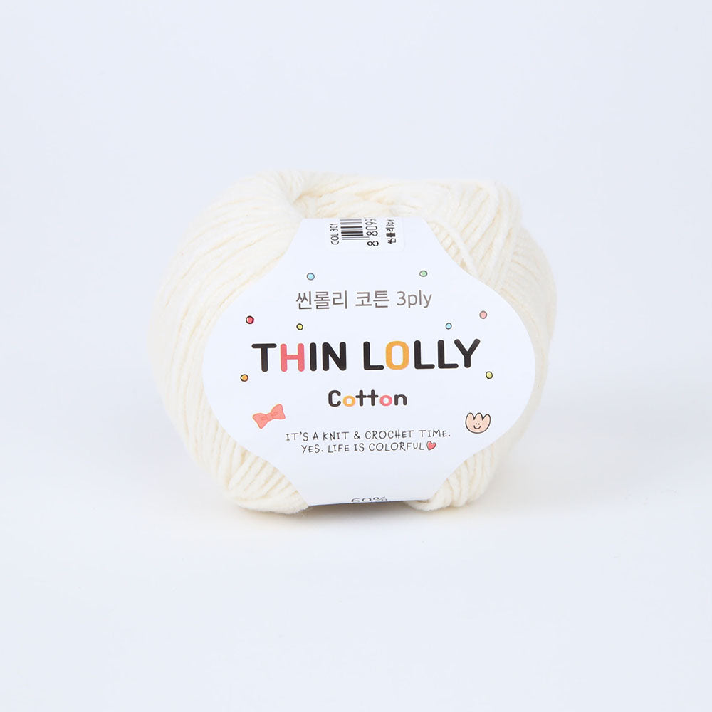 Thin Lolly Cotton 3ply