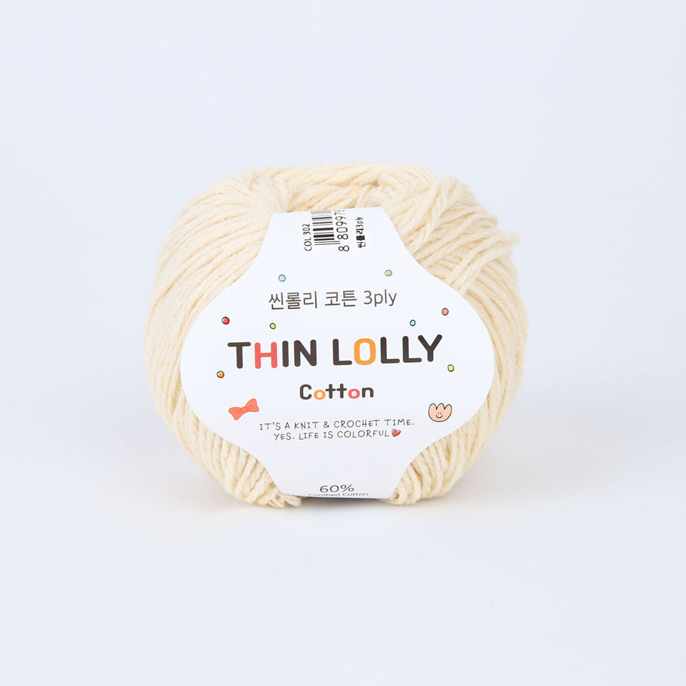 Thin Lolly Cotton 3ply