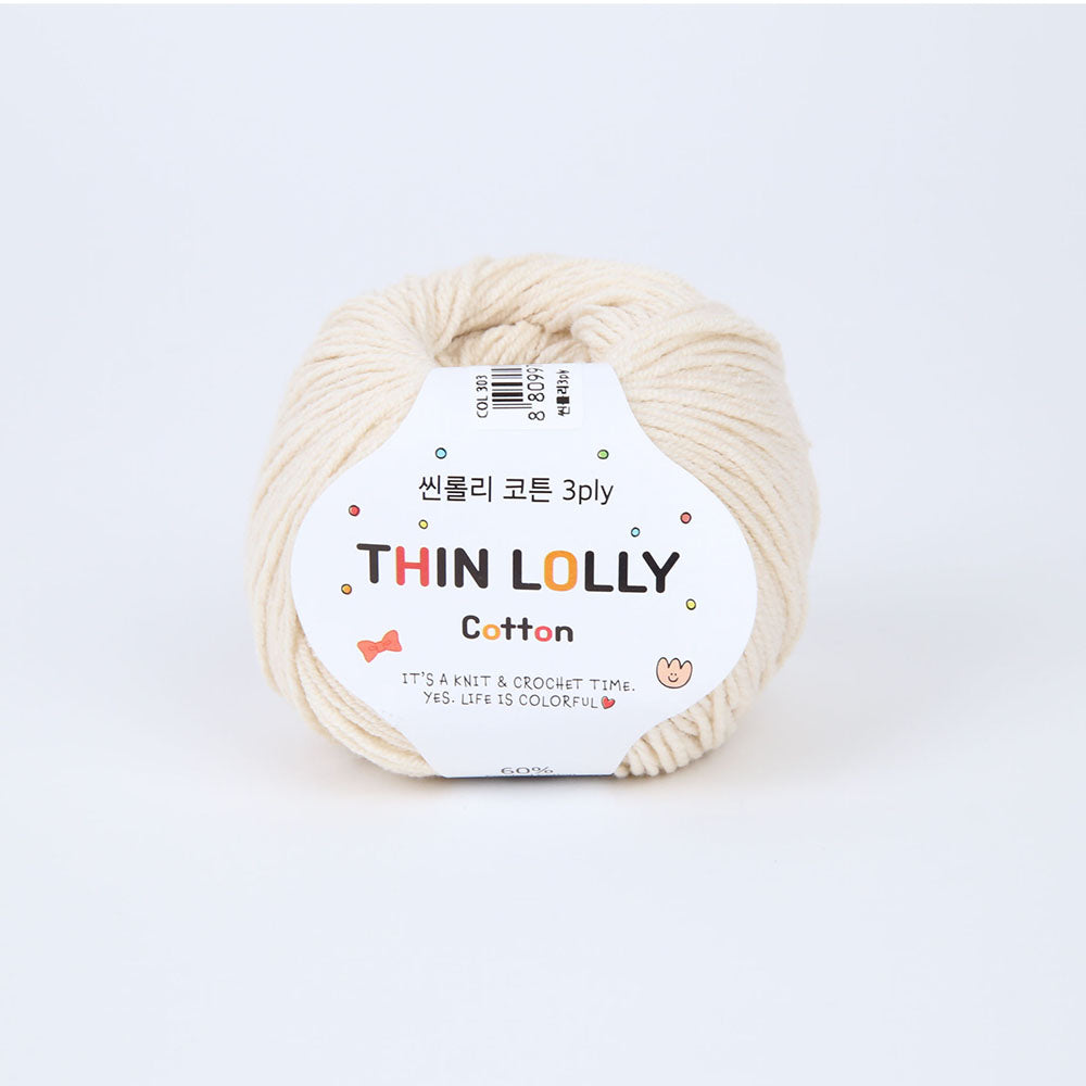Thin Lolly Cotton 3ply