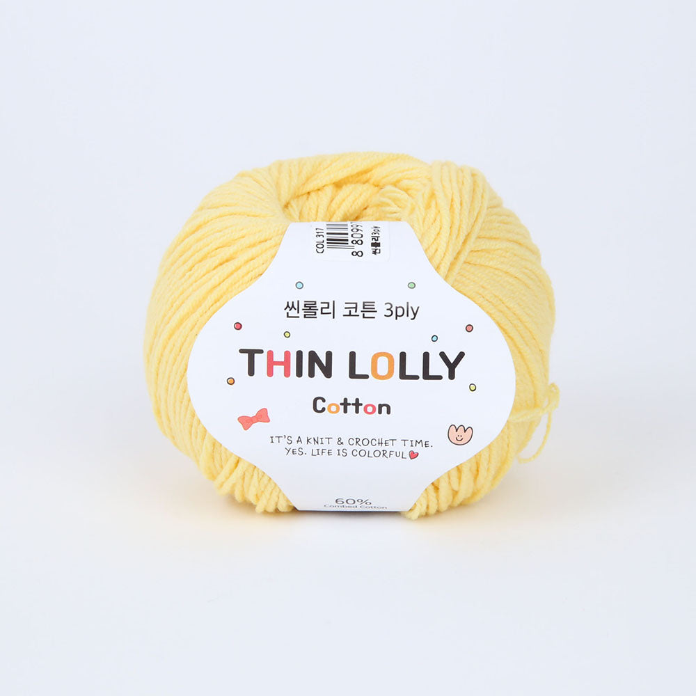 Thin Lolly Cotton 3ply