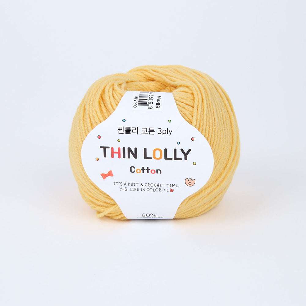 Thin Lolly Cotton 3ply