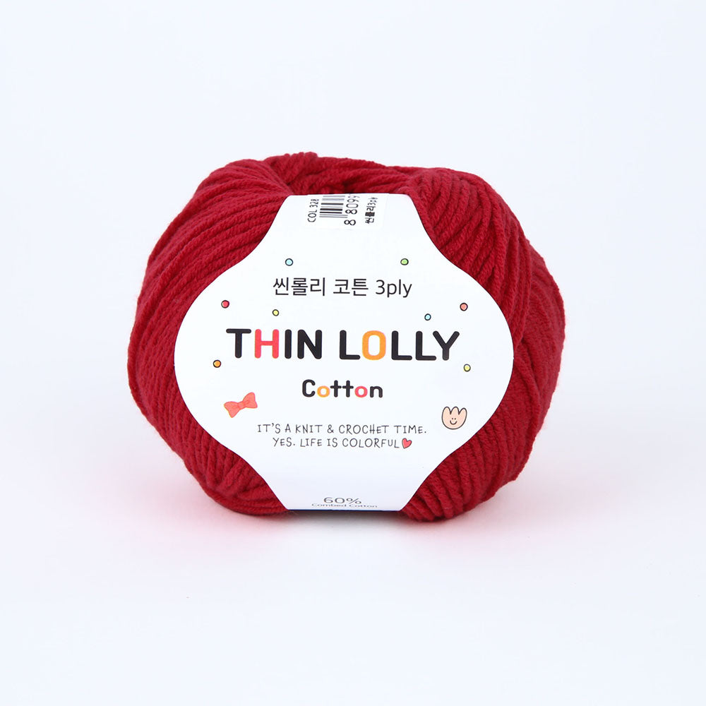 Thin Lolly Cotton 3ply