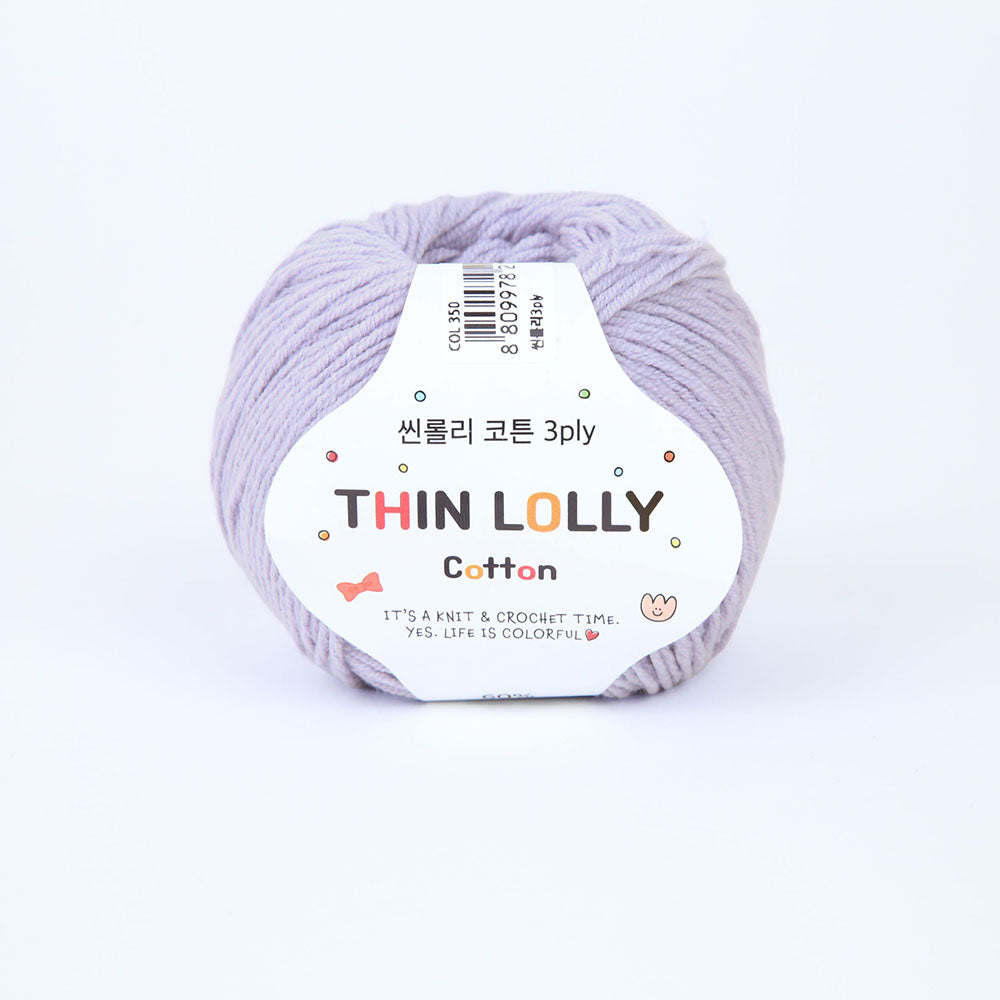 Thin Lolly Cotton 3ply