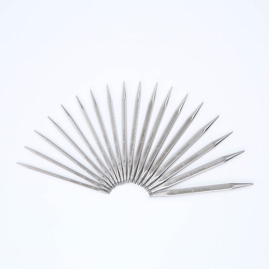 [ChiaoGoo] QUADS Interchangeable Needle Tips (4” / 5”) – Square Stainless Steel