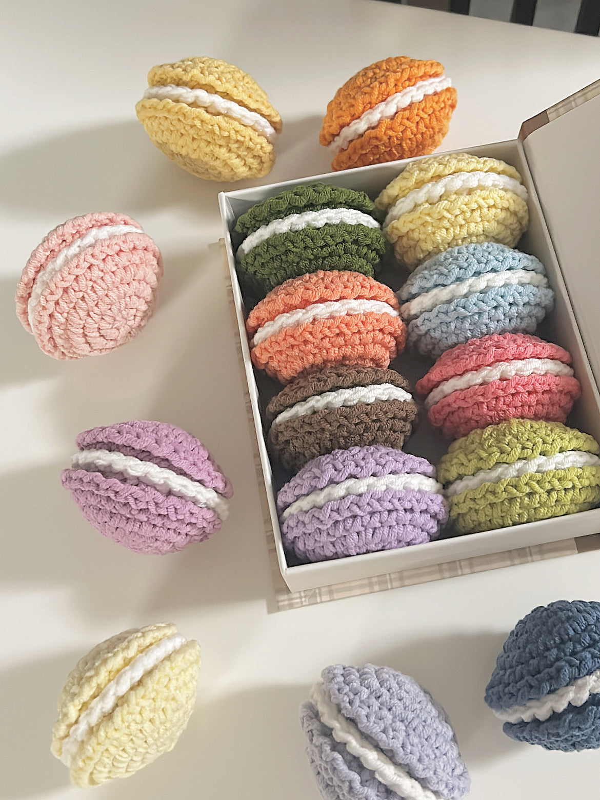 Macaron DIY Kit by sweetiee._.croche