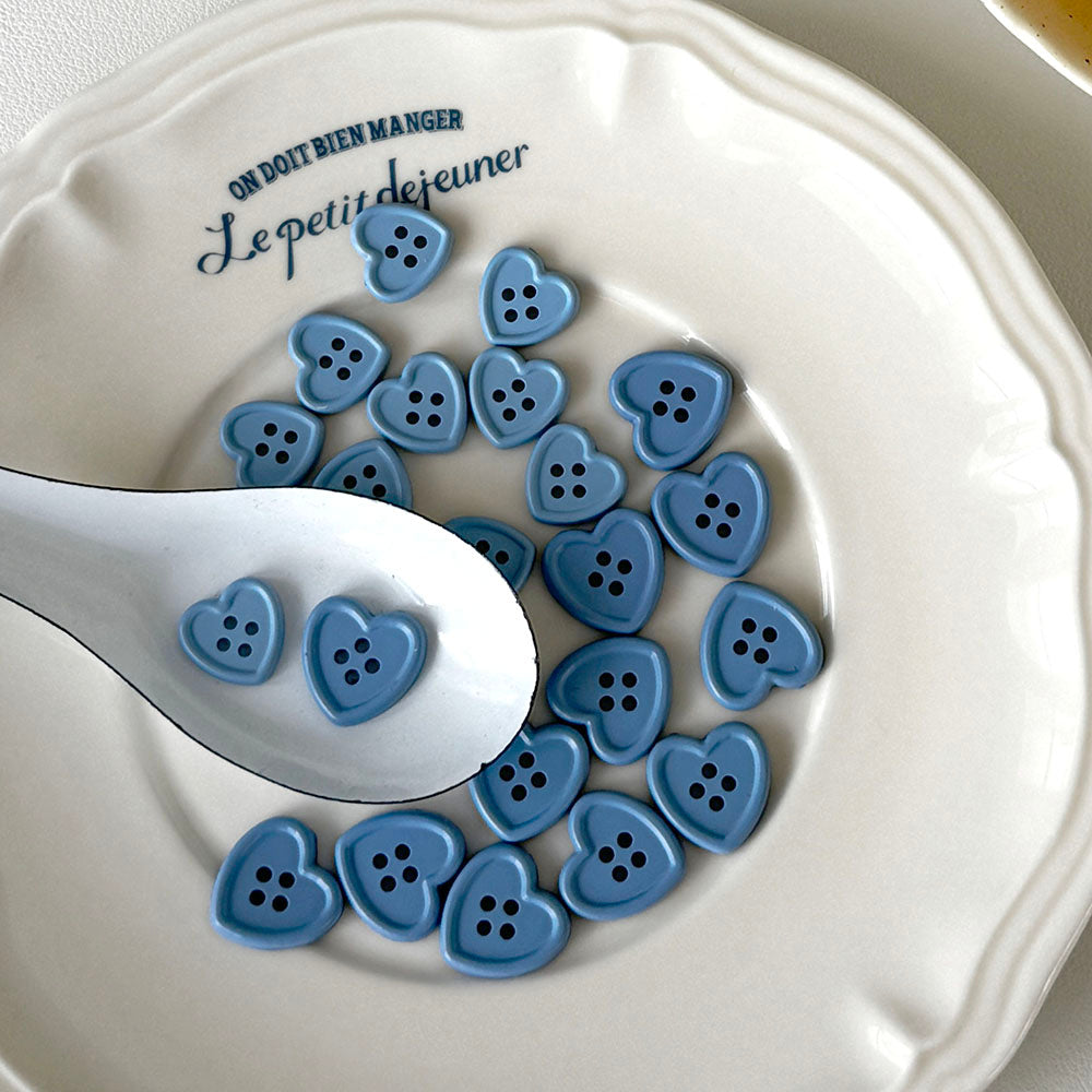 Lovely Heart Buttons