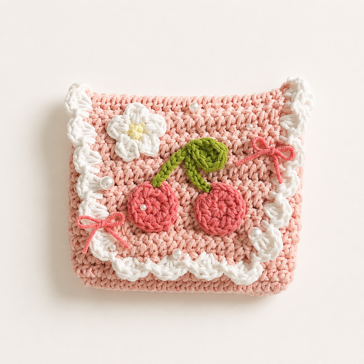 [PDF] Cherry Pouch by sweetiee._.croche (EN, JP)