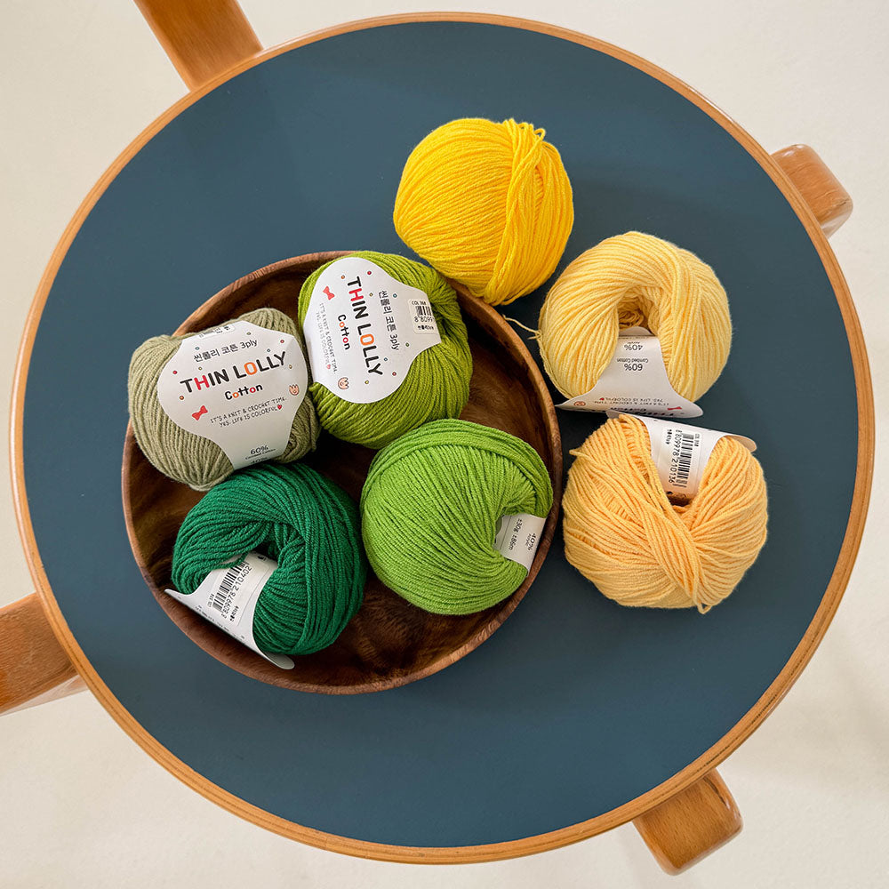 Thin Lolly Cotton 3ply