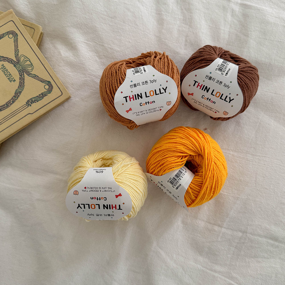 Thin Lolly Cotton 3ply