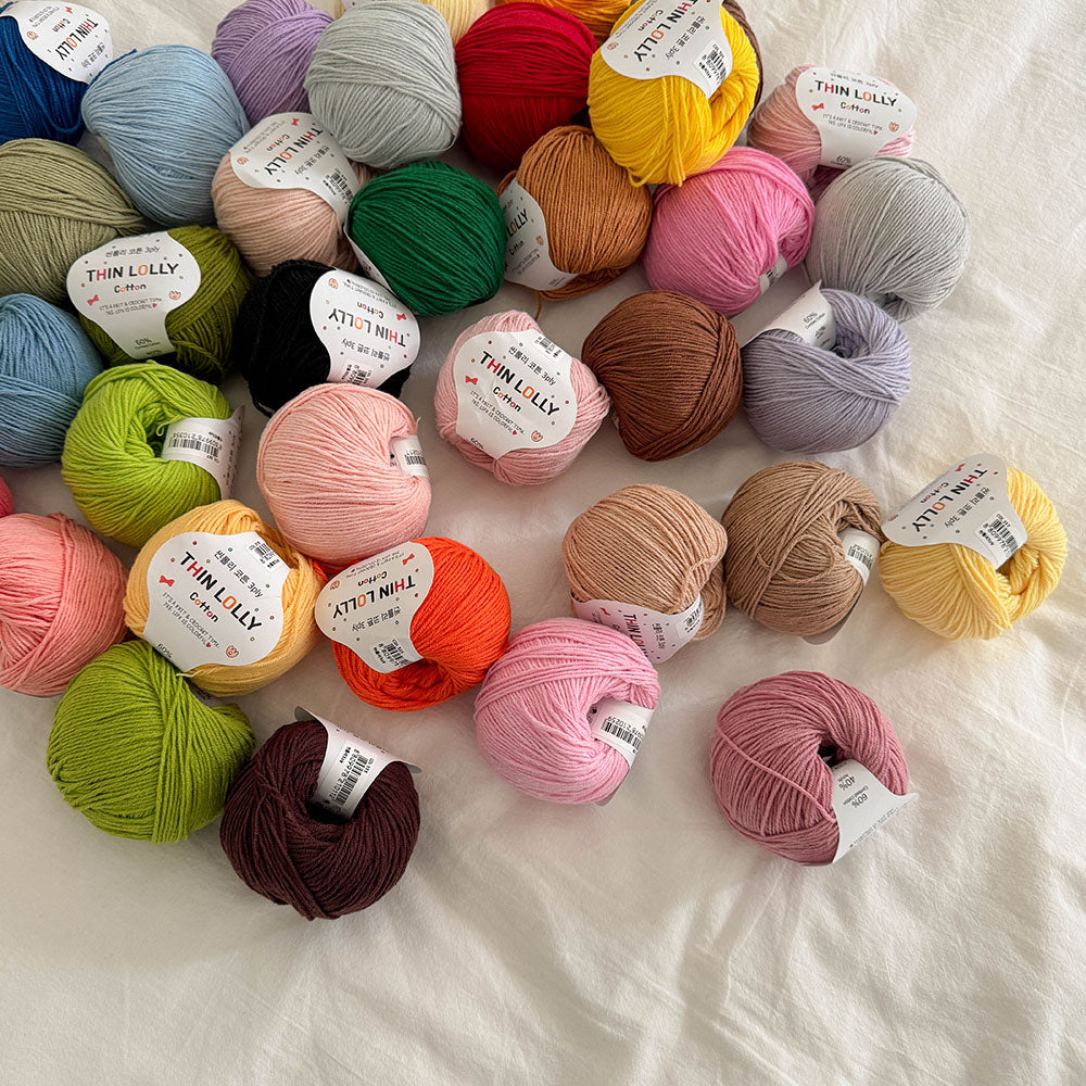 Thin Lolly Cotton 3ply