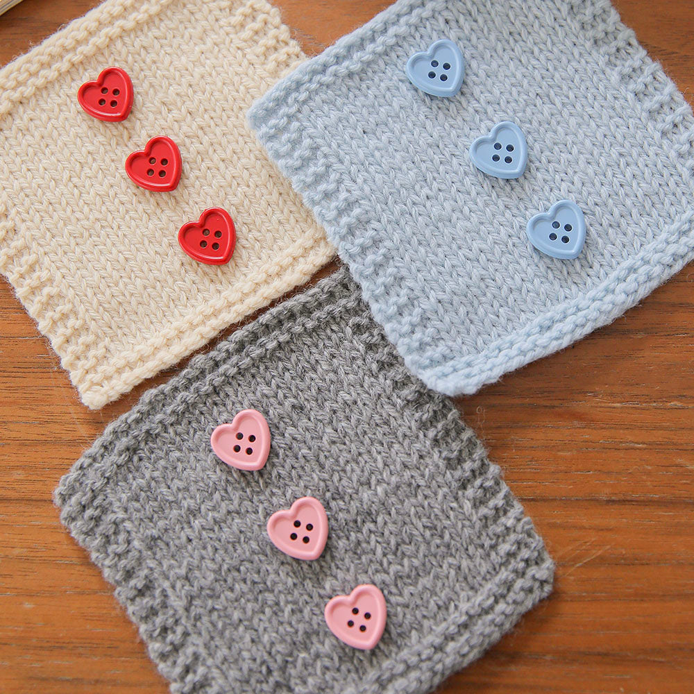 Lovely Heart Buttons