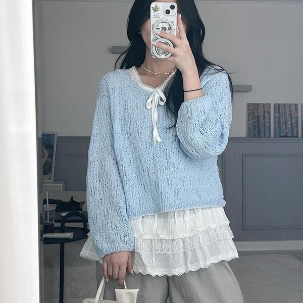 Dorothy Boucle Knit (Designed by Knitting Dorothy)