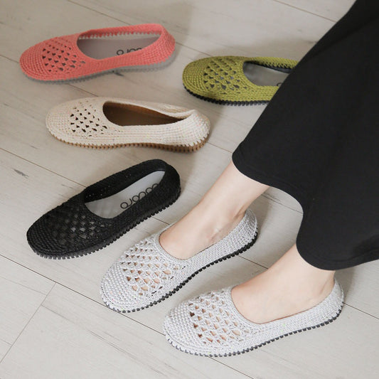 [COCORO X ANCALLS] Granny Square Flat Crochet Shoes Kit