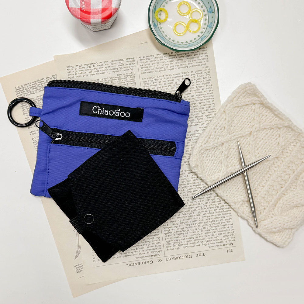[ChiaoGoo] TWIST™ Blue Shorties™ Set - 2" & 3" (5cm & 8cm) Tips (7230S)
