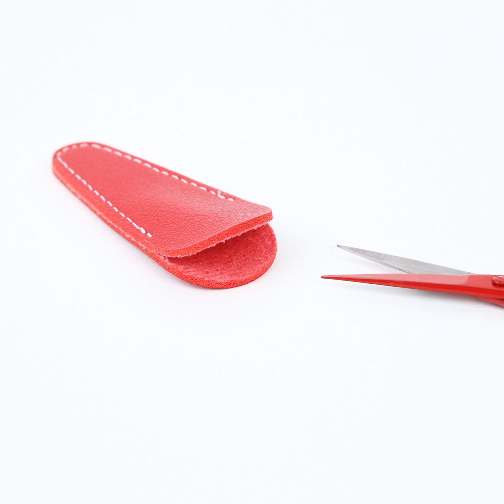 Faux Leather Scissors Case