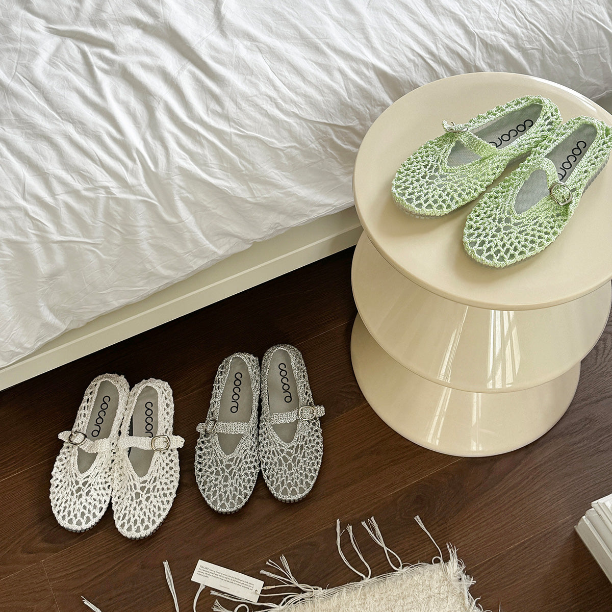 [COCORO X ANCALLS] Crochet Jelly Shoes