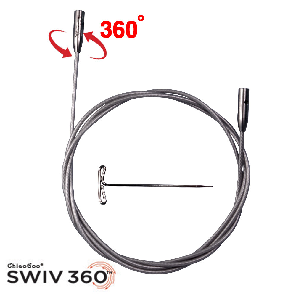 [ChiaoGoo] SWIV360™ Silver Cables (Small)